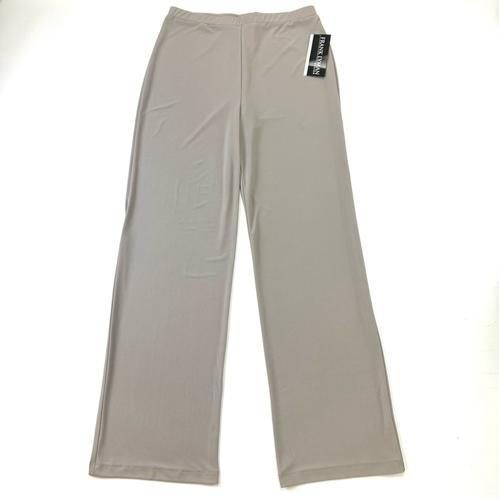 Frank Lyman stretchy NEW pullon pants Size 10 high waisted slinky straight leg